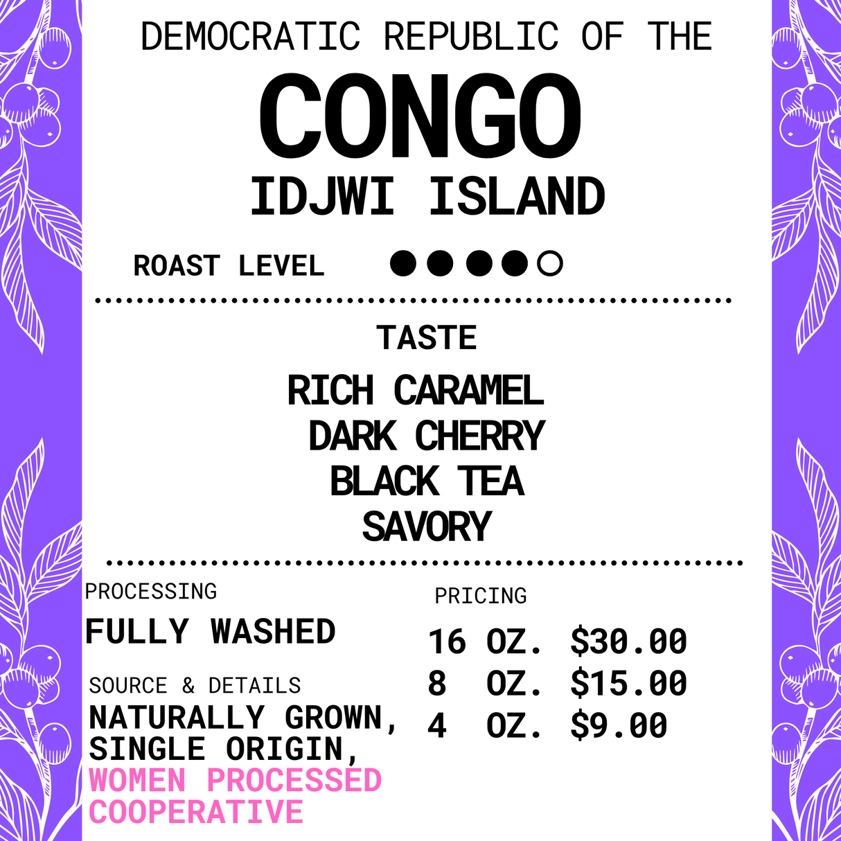Democratic Republic of the Congo - Idjwi Island