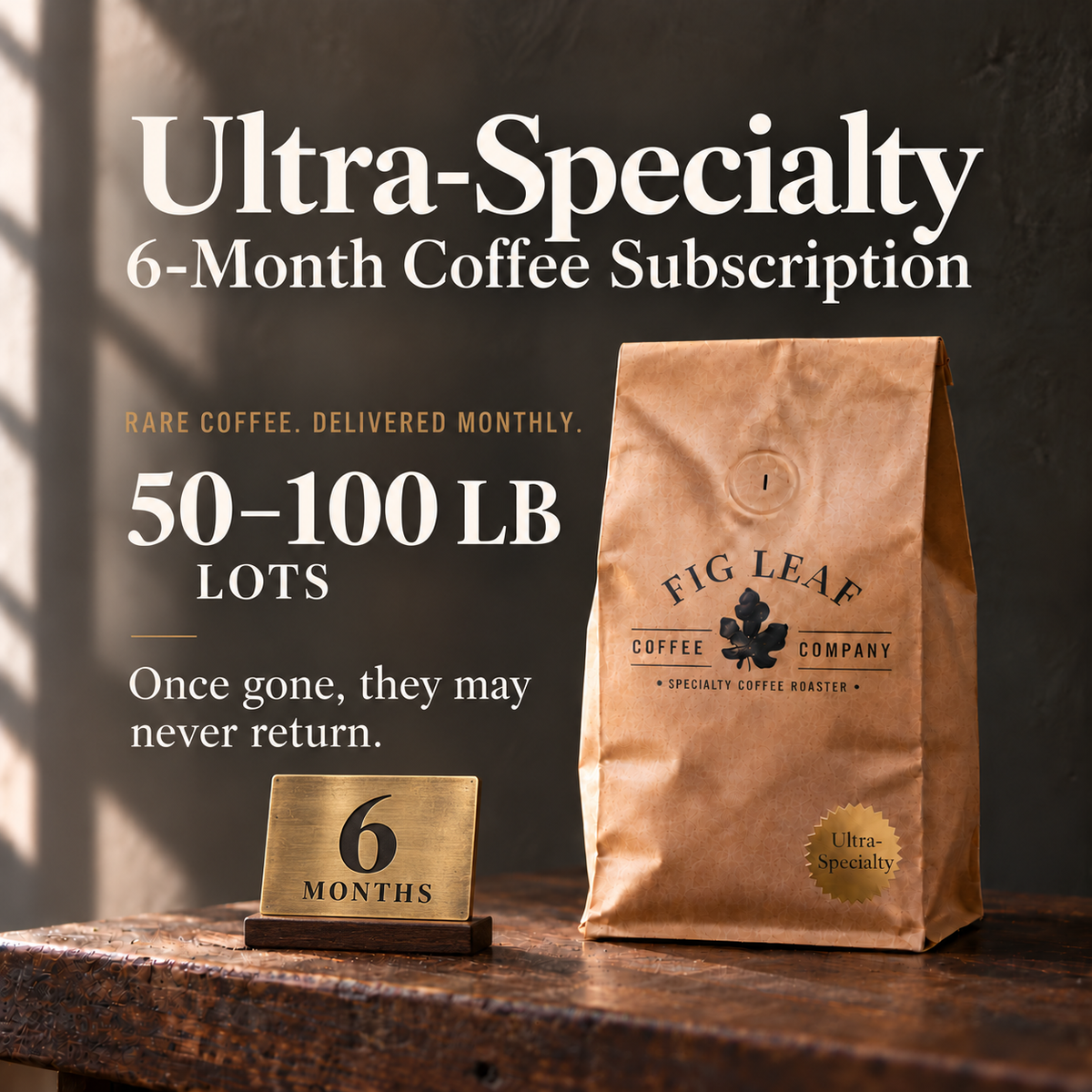 6 Month Ultra-Specialty Coffee Gift Subscription