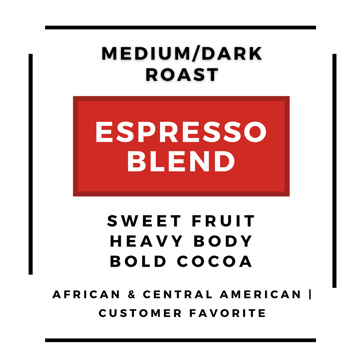 Espresso Blend Roasted Coffee