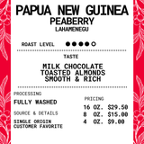 Papua New Guinea - Peaberry Lahamenegu Roasted Coffee