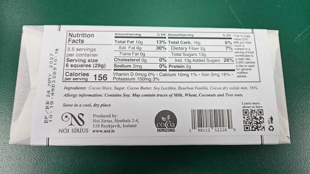 Icelandic Chocolate Bar