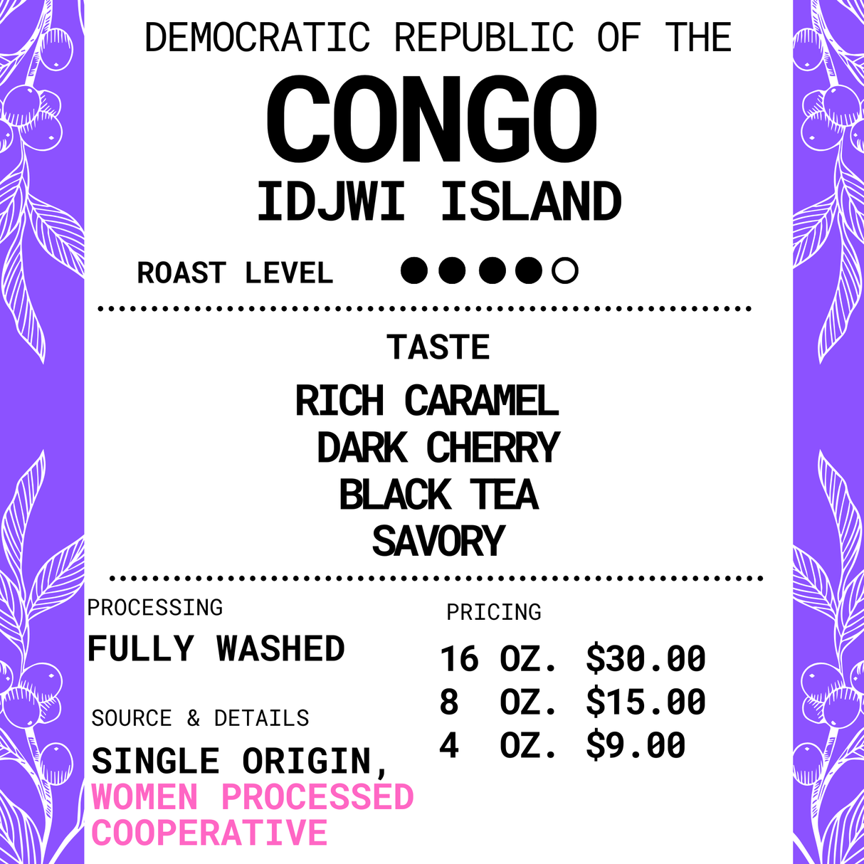 Democratic Republic of the Congo - Idjwi Island
