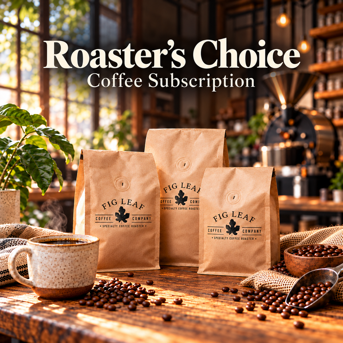 Roaster's Choice Coffee Subscription | Fig Leaf Coffee