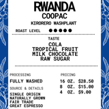 Rwanda Coopac - Kirorero Washplant Microlot Roasted Coffee