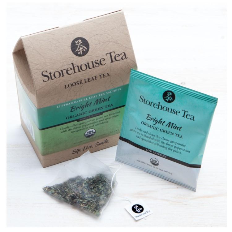 Bright Mint Green Tea